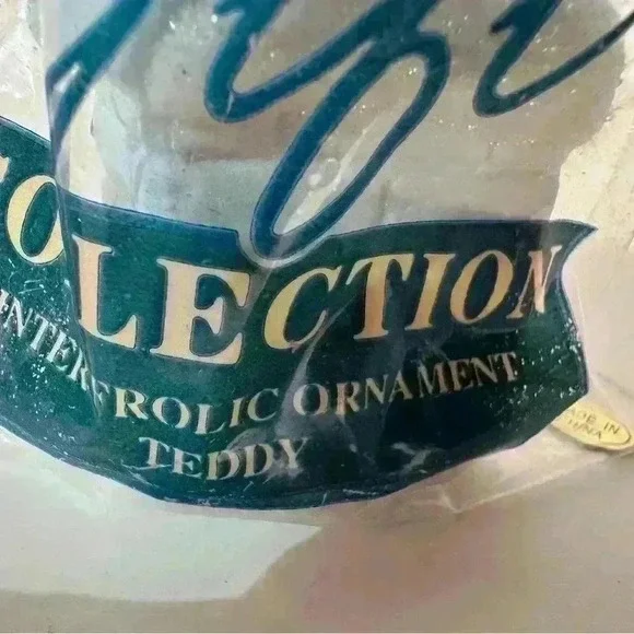 2 AVON 1996 Winter Frolic Ornaments - Teddy & Snowman ( NEW ) - Picture 5 of 5